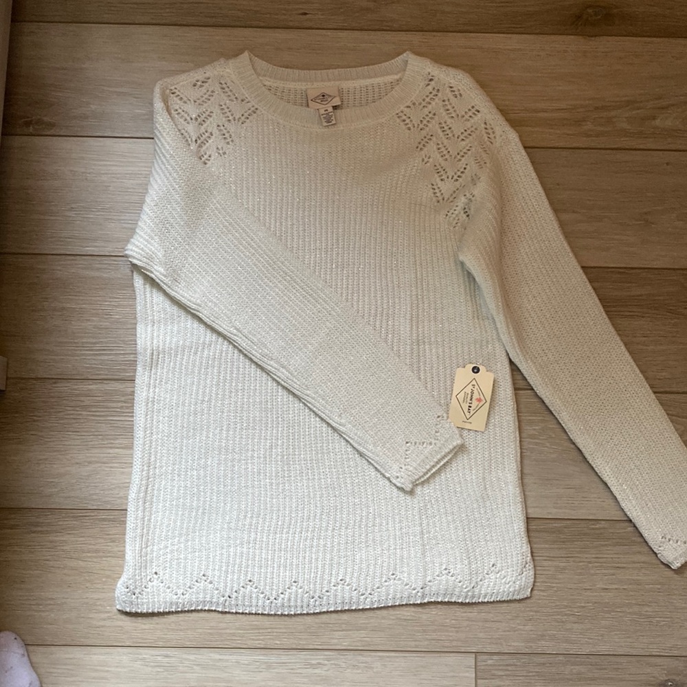 Cream sweater - new with tags